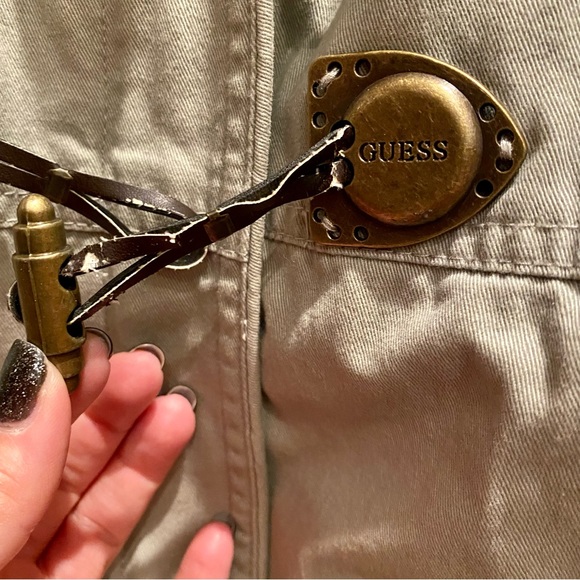 Guess Hooded Trench Coat | S - Picture 15 of 15